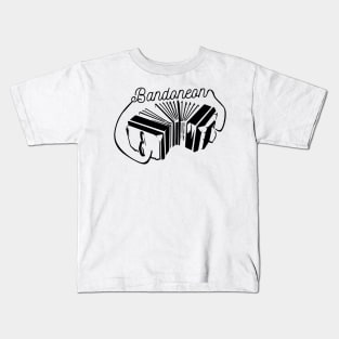 Bandoneon (Black) Kids T-Shirt